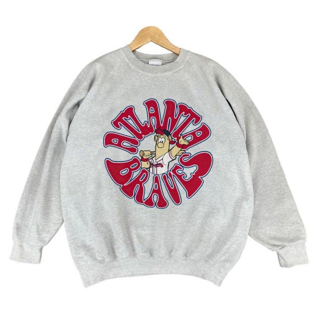 Atlanta Braves Blooper Mascot Cartoon Atlanta Sweatshirt